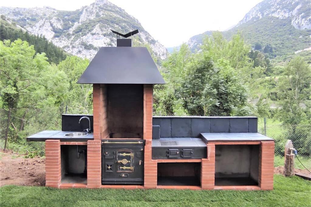 El Chalet De La Poza - Rio, Barbacoa, Wifi, Zona De Trabajo, Vistas. Lebena Екстериор снимка
